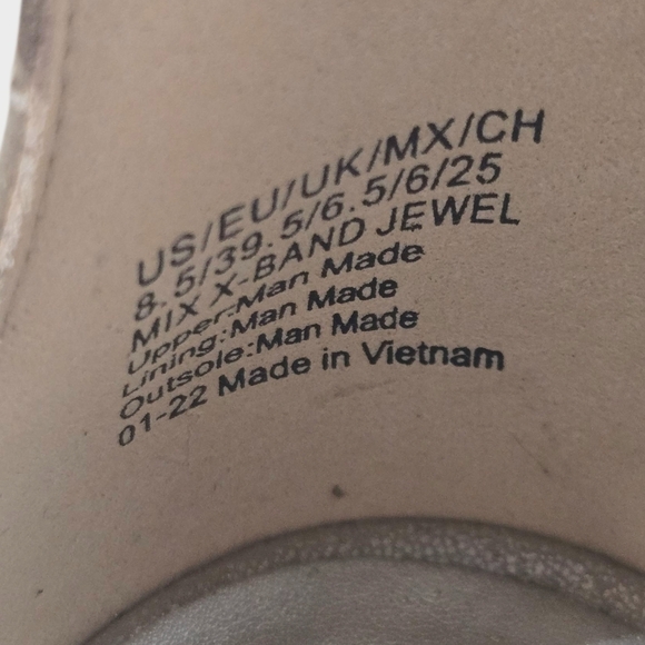 Reaction Kenneth Cole Women Mix X-Band Ankle Strap Sandal Size US 8.5M *Read - Picture 8 of 16